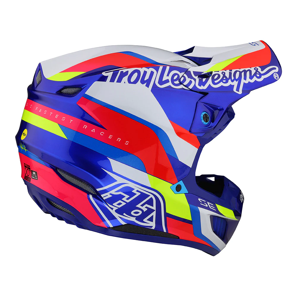 หมวกกันน็อค Troy Lee Designs SE5 Lowrider Helmet - W/MIPS Omega Blue