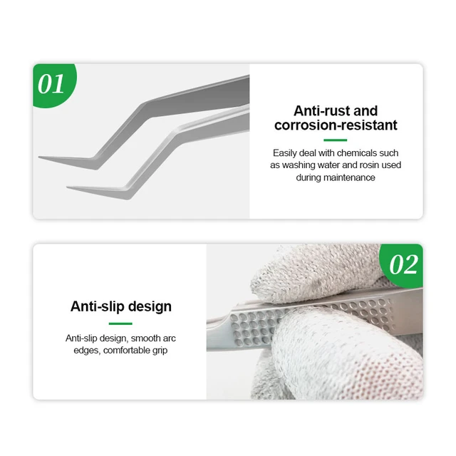 RELIFE : ST-20 3D Tweezers Tin Planting Position