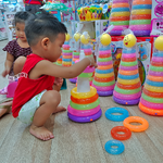 ของเล่นเด็ก โยนห่วง มีไฟ มีเพลง