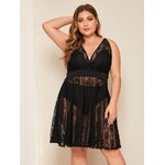 ชุดเดรสลูกไม้ซีทรู มีซิปด้านข้างลำตัว ใส่-ถอดง่าย งานดี เกรดพรีเมี่ยม