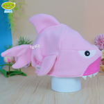 หมวกเด็กหน้าสัตว์ หมวกแฟนซีสำหรับเด็ก หมวกเด็กรูปสัตว์ 1-5 ขวบ ฉลามชมพู