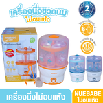 Nuebabe นูเบบ เครื่องนึ่งขวดนมไฟฟ้าไม่อบแห้ง รับประกันศูนย์ 2 ปี รุ่นBA0001
