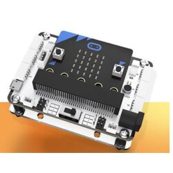 บอร์ดเสริม micro:bit ขับมอเตอร์ เซอร์โว มีเซนเซอร์เสียง ลำโพง LED RGB ในตัว micro:bit expansion board (ไม่รวม Micro:bit)