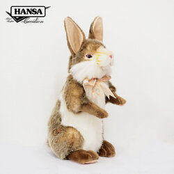 7480 Rabbit (Brown) w/ Bow 37 cm.H