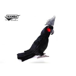 8378 Poseable Black Palm Cockatoo 32cm.H