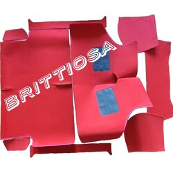 Mattosarja, "De Luxe", 9-osainen, punainen, ekonomimalli =90e