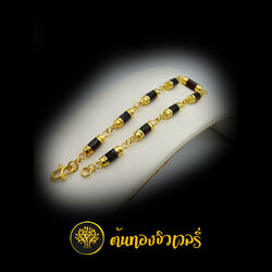 สร้อยข้อมือโกเมน 9เม็ด