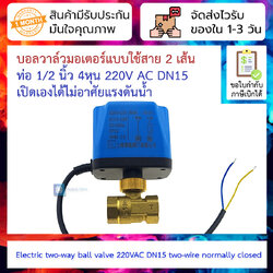 Motorized ball valve 1/2 inches 220V AC DN15 AC two-wire normally closed
