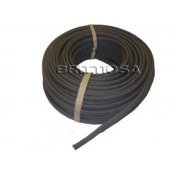 Korinkanttinauha punottu 100% puuvillaa sisällä teräsrunko, Harmaa =15e