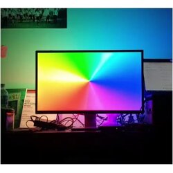 ชุด DIY ไฟ led หลังทีวี หรือจอคอม เลียนแบบสีขอบหน้าจอ หรือไฟนิ่งด้วย Arduino และ WS2812B