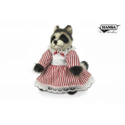 7836 Raccoon Girl 23 cm. H
