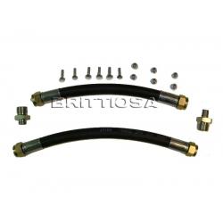 Öljynlauhduttimen letkusarja.HUOM! Kuvasta poiketen sarja on pidemmillä letkuilla. =87e