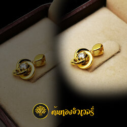 จี้ทองฝังเพชร