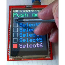 หน้าจอสัมผัส 2.4 นิ้ว สำหรับ Arduino 2.4 inch TFT touch Screen LCD Arduino Shield