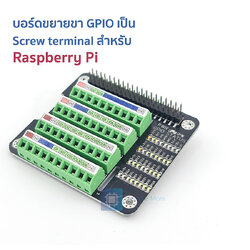 บอร์ดขยายขา GPIO เป็น Screw terminal Raspberry Pi GPIO Terminal Expansion Board Support Raspberry Pi 4B 3B 3B+ 2B ZERO series