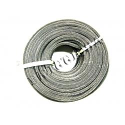 Korinkanttinauha 100% villaa sisällä teräsrunko, Harmaa (Grey) =16e
