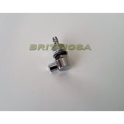 Lasinpesijänsuutin, kromi, 1-reikäinen =11e