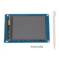 จอ 2.8 inch ILI9341 แบบ pararell 16bit TFT LCD screen LCD display with touch screen module 240X320 HD LCD screen