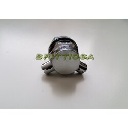 Lasinpesijänsuutin, kromi, 2-reikäinen =12e