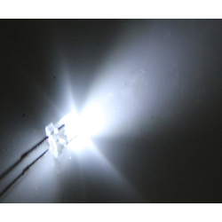 Super bright Led สีขาว สว่างพิเศษ ขนาด 3mm (20 ชิ้น)