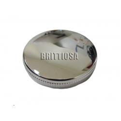 Polttoaine korkki, kromattu, tuuletusreijällä =12e