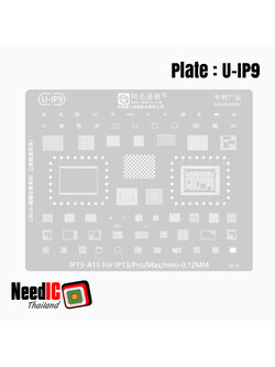แผ่นเพลท : U-IP9 สำหรับ iPhone 13/Pro/Max/Mini-A15