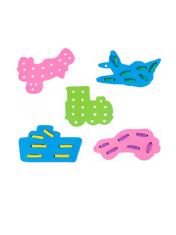 กระดานร้อยเชือก ยานพาหนะ ,ของเล่นเสริมพัฒนาการ, ของเล่นเด็กอนุบาล, สื่อการสอนเด็กอนุบาล วัสดุและสี ปลอดภัยต่อเด็ก มีมาตรฐาน มอก. ตามที่ สพฐ. กำหนด