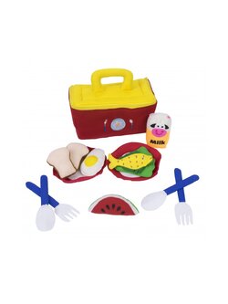 ชุดกระเป๋าทานอาหารนุ่มนิ่ม 14 ชิ้น,ของเล่นเสริมพัฒนาการ ,ของเล่นเสริมทักษะ,ของเล่นเด็ก, สื่อการสอนอนุบาล