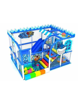 บ้านบอลเด็ก ชุด ปลาฉลามน้อย บ่อบอลพร้อมสไลเดอร์และของเล่นมากมาย นุ่มนิ่ม softplay สวนสนุก เครื่องเล่นสนามในร่ม indoorplayground รับสั่งทำบ้านบอลตามธีมสีและขนาดตามพื้นที่ได้ pre order 30-45 วัน