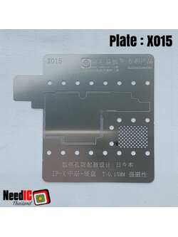 แผ่นเพลท : X015 เพลทแกนกลางสำหรับ iPhone X