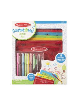 ชุดกิจกรรมศิลปะ ลายฉลุ ส่งเสริมความคิดริเริ่มสร้างสรรค์ ความสนใจในศิลปะ Created by Me! Stencil Art Activity Kit Melissa&Doug, ของเล่นเสริมพัฒนาการ, ของเล่น