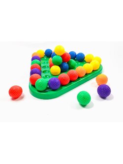 ลูกปัดใส่หลุม ลูกบอลใส่หลุม, ของเล่นเสริมพัฒนาการ, ของเล่นเด็กอนุบาล, สื่อการสอนปฐมวัย