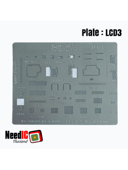 แผ่นเพลท : LCD3 สำหรับไอซีบนจอ iPhone X - iPhone 15