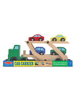 ชุดรถยกแบบโยกขึ้นโยกลง ส่งเสริมการเล่นสวมบทบาท เสริมพัฒนาการ Car Carrier Melissa&Doug, ของเล่นเสริมพัฒนาการ, ของเล่น