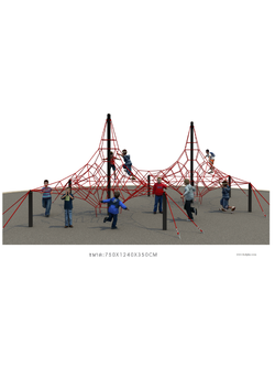 ปีนป่ายใยแมงมุม 2 โดม , อุโมงค์เด็กเล่น, ปีนป่ายเชือก, ปีนป่ายโดม, ของเล่นสนาม, สินค้าพร้อมส่ง คิดค่าส่งตามจริง สินค้าราคาโรงงาน