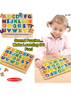 พัซเซิลตัวเลข 0-20 ส่งเสริมพัฒนาการทางความคิด มือ และสมอง Numbers Sound Puzzle Melissa&Doug, ของเล่นเสริมพัฒนาการ, ของเล่น