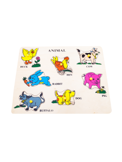 ภาพตัดต่อ สัตว์เลี้ยงภาษาอังกฤษ กระดานหมุด สัตว์เลี้ยงภาษาอังกฤษ , ของเล่นไม้, ของเล่นเสริมพัฒนาการ, ของเล่นเด็กอนุบาล, สื่อการสอนเด็กอนุบาล