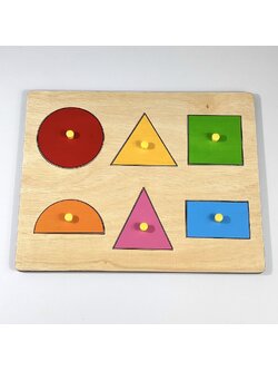 กระดานฉลุทรงเรขา 6 ทรง กระดานหมุด , ของเล่นไม้, ของเล่นเสริมพัฒนาการ, ของเล่นเด็กอนุบาล, สื่อการสอนเด็กอนุบาล วัสดุและสี ปลอดภัยต่อเด็ก มีมาตรฐาน มอก. ตามที่ สพฐ. กำหนด