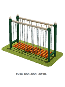 สะพานแขวนโซ่ทรงตัว สะพานทรงตัว สะพานแขวน เครื่องเล่นสนามกลางแจ้ง เครื่องเล่นสนามเหล็ก , ของเล่น สั่งผลิต 10-20 วัน