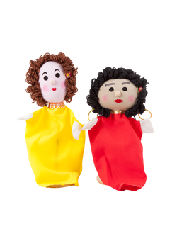 หุ่นกระบอกมือ เจ้าเงาะ-รจนา ราคายังไม่รวมที่ตั้ง ของเล่นเสริมทักษะ,ของเล่นเด็ก, สื่อการสอนอนุบาล