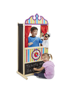 โรงหนัง โรงละคร เล่น หุ่นมือ รุ่นตั้งพื้น บทบาทสมมติ Full Puppet Theater Melissa&Doug, ของเล่นเสริมพัฒนาการ, ของเล่น พร้อมส่ง