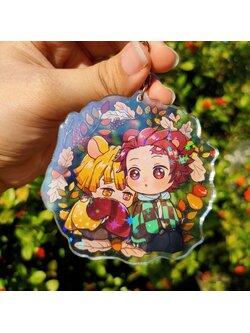 ZenTan Hologram Acrylic Keychain 7 cm