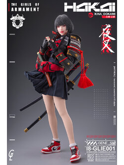 [พร้อมส่ง] i8toys x Gharliera 1/6 : The Girls of Armament - I8-GLIE001 : Kina OOKAMI (ดำ)