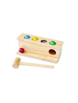 ค้อนตอกลูกกลิ้ง , ของเล่นไม้, ของเล่นเสริมพัฒนาการ, ของเล่นเด็กอนุบาล, สื่อการสอนเด็กอนุบาล วัสดุและสี ปลอดภัยต่อเด็ก มีมาตรฐาน มอก. ตามที่ สพฐ. กำหนด