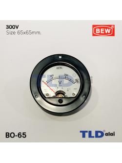พาแนลมิเตอร์ แบบเข็ม ขนาด 300V ขนาด 65x65 mm. รุ่น BO-65 พร้อมอุปกรณ์ยึด Panel Meter ตัววัดความถี่ไฟฟ้า (Analog Frequency Panel Meter)