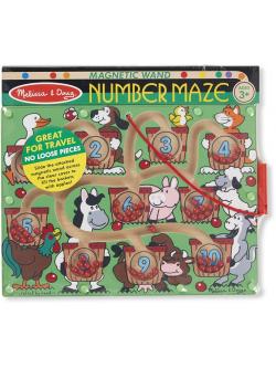 เขาวงกตฝึกนับเลขชนิดแม่เหล็ก ส่งเสริมการเรียนรู้ตัวเลข จำนวน การนับ Magnetic Number Maze Melissa&Doug, ของเล่นเสริมพัฒนาการ, ของเล่น
