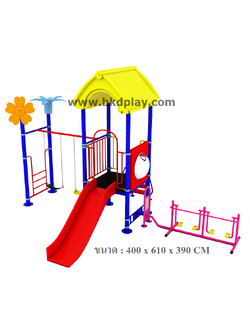 ชุดหอสไลด์80 +เดินอากาศบัดดี้+ชิงช้าผสม2ที่นั่ง เครื่องเล่นสนามกลางแจ้ง เครื่องออกกำลังกายเหล็ก ผสมเครื่องออกกำลังกายเด็ก สั่งผลิต 10-20 วัน