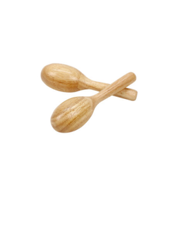 ลูกแซ็กไม้ 1 คู่ ขนาด 12.5 ซม.ของเล่นเสริมพัฒนาการ ,ของเล่นเสริมทักษะ,ของเล่นเด็ก, สื่อการสอนอนุบาล,เครื่องดนตรี และสื่อประกอบจังหวะ ของเล่นอนุบาลพร้อมส่ง