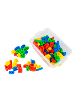 มีตัวต่อนุ่มนิ่ม 80 ชิ้น ชุดเรขาคณิต ,ของเล่นเสริมพัฒนาการ, ของเล่นเด็กอนุบาล, สื่อการสอนเด็กอนุบาล