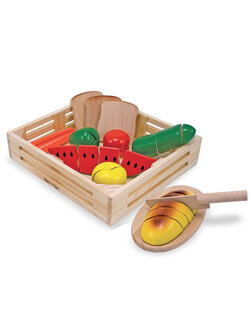 ชุดเล่นหั่นอาหาร ส่งเสริมการควบคุมมือ สังเกตรูปร่าง สีสัน การสร้างจินตนาการ Cutting Food Melissa&Doug, ของเล่นเสริมพัฒนาการ, ของเล่น